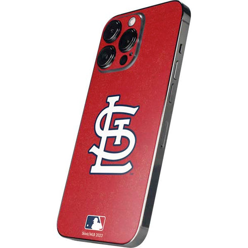MLB St. Louis Cardinals - Solid Distressed iPhone 13 Pro Max Skin