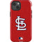 MLB St. Louis Cardinals - Solid Distressed iPhone 14 Impact Case