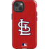 MLB St. Louis Cardinals - Solid Distressed iPhone 15 Impact Case