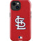 MLB St. Louis Cardinals - Solid Distressed iPhone 15 Plus Impact Case