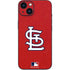 MLB St. Louis Cardinals - Solid Distressed iPhone 14 Plus Skin
