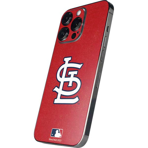 MLB St. Louis Cardinals - Solid Distressed iPhone 14 Pro Skin