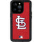 MLB St. Louis Cardinals - Solid Distressed iPhone 14 Pro Waterproof Case