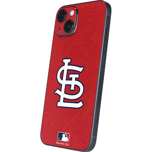 MLB St. Louis Cardinals - Solid Distressed iPhone 14 Skin