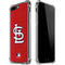 MLB St. Louis Cardinals - Solid Distressed iPhone 7/8 Plus Clear Case