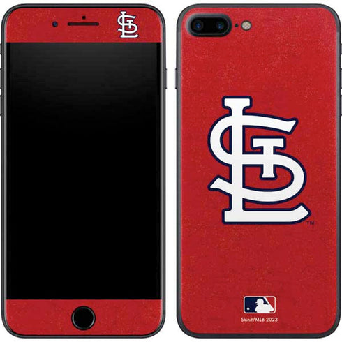 MLB St. Louis Cardinals - Solid Distressed iPhone 8 Plus Skin