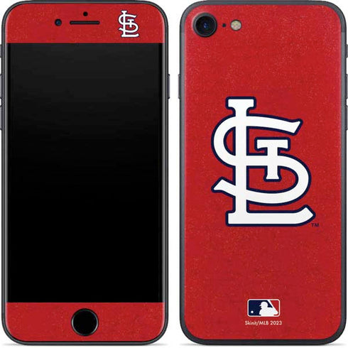 MLB St. Louis Cardinals - Solid Distressed iPhone 8 Skin