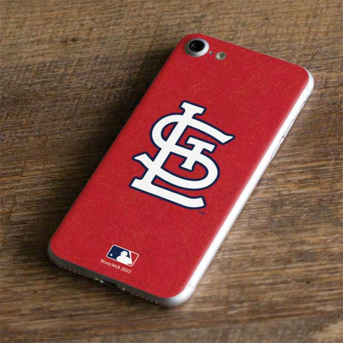 MLB St. Louis Cardinals - Solid Distressed iPhone 8 Skin