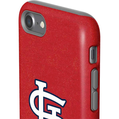 MLB St. Louis Cardinals - Solid Distressed iPhone SE (2nd & 3rd Gen) Pro Case