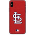 MLB St. Louis Cardinals - Solid Distressed iPhone X Skin