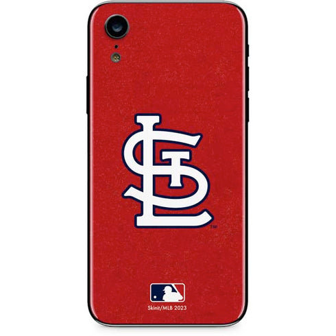 MLB St. Louis Cardinals - Solid Distressed iPhone XR Skin