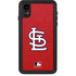 MLB St. Louis Cardinals - Solid Distressed iPhone XR Waterproof Case