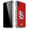 MLB St. Louis Cardinals - Solid Distressed iPhone XS Max Clear Case