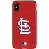 MLB St. Louis Cardinals - Solid Distressed iPhone XS Pro Case