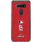 MLB St. Louis Cardinals - Solid Distressed LG K51/Q51 Clear Case