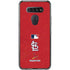 MLB St. Louis Cardinals - Solid Distressed LG K51/Q51 Clear Case