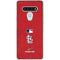 MLB St. Louis Cardinals - Solid Distressed LG Stylo 6 Clear Case