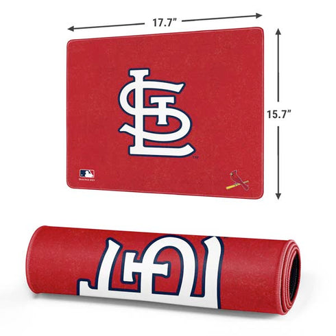 MLB St. Louis Cardinals - Solid Distressed Gaming Mouse Pad