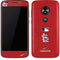 MLB St. Louis Cardinals - Solid Distressed Moto E5 Play Skin