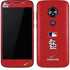 MLB St. Louis Cardinals - Solid Distressed Moto E5 Play Skin