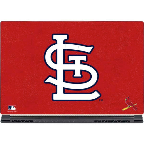 MLB St. Louis Cardinals - Solid Distressed MSI GS65 Stealth Laptop Skin