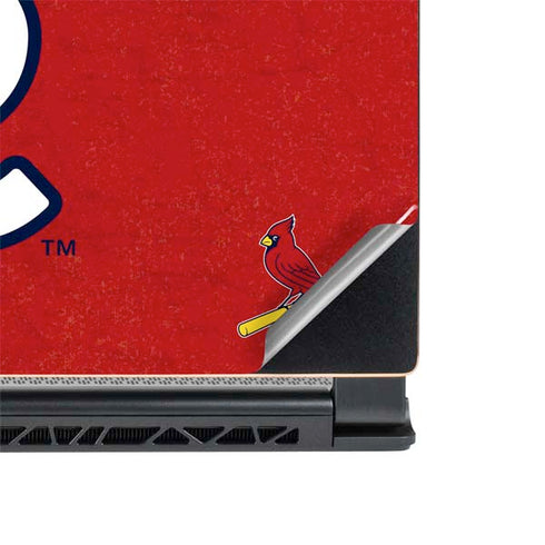 MLB St. Louis Cardinals - Solid Distressed MSI GS65 Stealth Laptop Skin