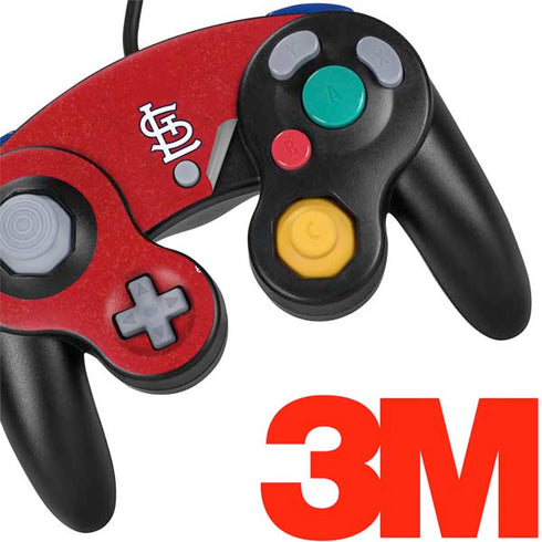 MLB St. Louis Cardinals - Solid Distressed Nintendo GameCube Controller Skin
