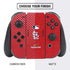 MLB St. Louis Cardinals - Solid Distressed Nintendo Switch Bundle Skin