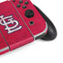MLB St. Louis Cardinals - Solid Distressed Nintendo Switch OLED (2021) Skin