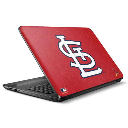 MLB St. Louis Cardinals - Solid Distressed HP Notebook Skin