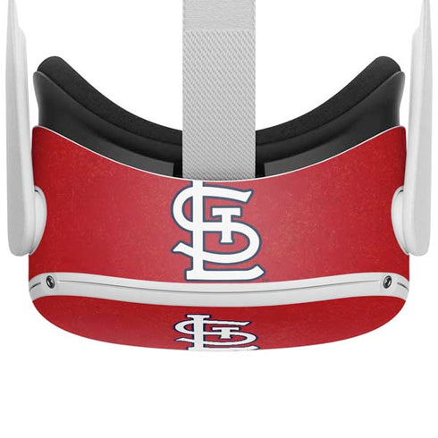 MLB St. Louis Cardinals - Solid Distressed Oculus Quest 2 Skin