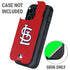 MLB St. Louis Cardinals - Solid Distressed Otterbox Defender iPhone Skin