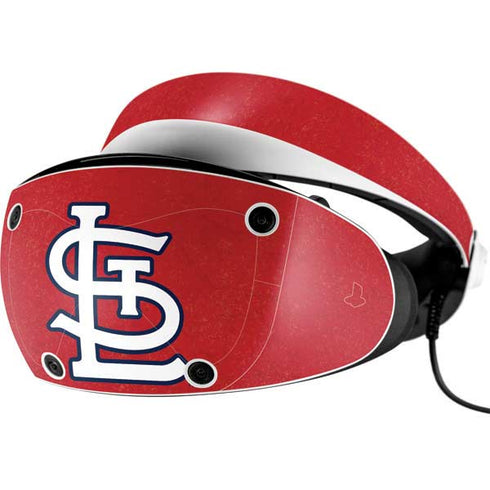 MLB St. Louis Cardinals - Solid Distressed PlayStation VR2 Skin