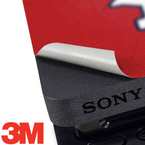 MLB St. Louis Cardinals - Solid Distressed PS4 Slim Bundle Skin