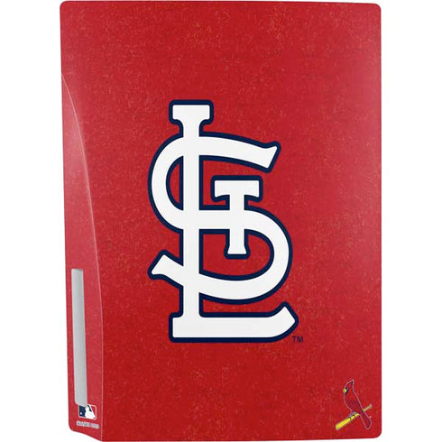 MLB St. Louis Cardinals - Solid Distressed PS5 Bundle Skin