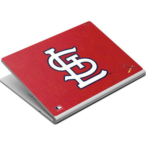 MLB St. Louis Cardinals - Solid Distressed Surface Book Skin