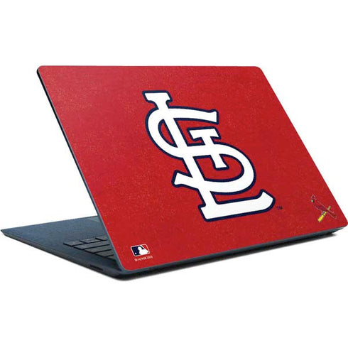 MLB St. Louis Cardinals - Solid Distressed Surface Laptop Skin
