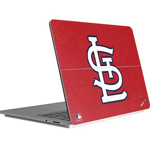 MLB St. Louis Cardinals - Solid Distressed Surface Laptop Studio Skin