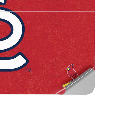 MLB St. Louis Cardinals - Solid Distressed Surface Laptop Studio Skin