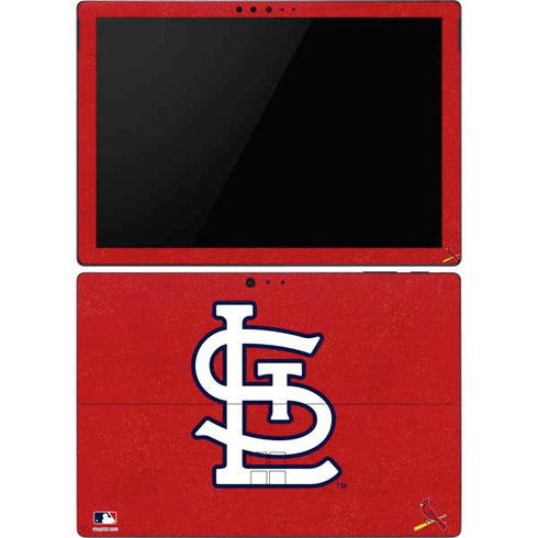 MLB St. Louis Cardinals - Solid Distressed Surface Pro 6 Skin