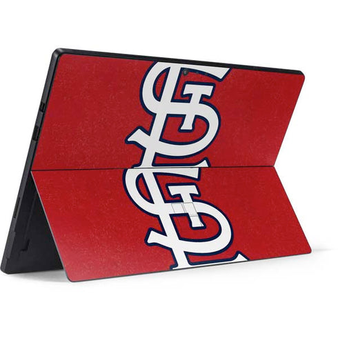 MLB St. Louis Cardinals - Solid Distressed Surface Pro 6 Skin