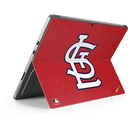 MLB St. Louis Cardinals - Solid Distressed Surface Pro 8 Skin