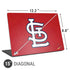 MLB St. Louis Cardinals - Solid Distressed Universal Laptop 15in (12.2 x 8.8in) Skin