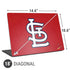 MLB St. Louis Cardinals - Solid Distressed Universal Laptop 18in (14.6 x 10.6in) Skin