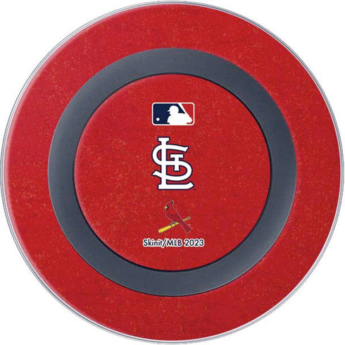 MLB St. Louis Cardinals - Solid Distressed Wireless Charger Skin