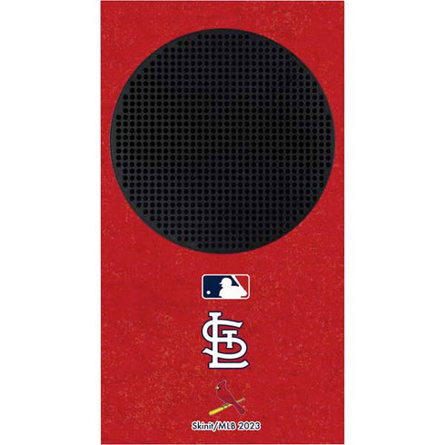 MLB St. Louis Cardinals - Solid Distressed Xbox Series S Skins
