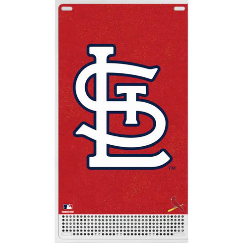 MLB St. Louis Cardinals - Solid Distressed Xbox Series S Console Skin