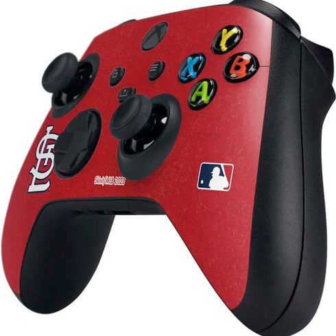 MLB St. Louis Cardinals - Solid Distressed Xbox Series X Controller Skin