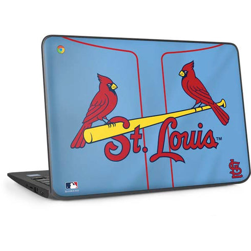 MLB St. Louis Cardinals Alternate/Away Jersey HP Chromebook Skin