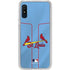 MLB St. Louis Cardinals Alternate/Away Jersey Galaxy A10e Clear Case
